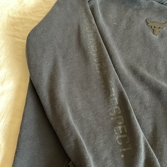 Under Armour Project Rock hoodie size youth large - Picture 3 of 4